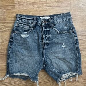 Pistola Devin High Rise Mom Cutoff Denim Shorts Size 24 in Petaluma